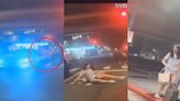 來台遊玩遭劫難！香港母女過馬路遭撞飛 女子嚇到跑路邊抱電線桿狂哭