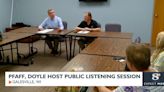 Democrats Pfaff, Doyle host listening session in Galesville to meet new constituents