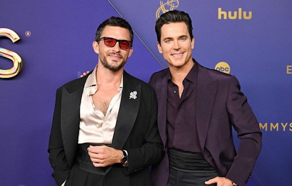 Matt Bomer and Jonathan Bailey Bring Cummerbunds to 2024 Emmy Awards Red Carpet in Brioni and Giorgio Armani