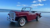 This Fully Restored Willys Jeepster is Ready for The Beach And It Is Selling At Carlisle Auctions Lakeland