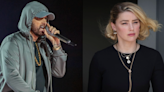 Eminem makes Amber Heard subject of brutal punchline with reference to 'disgusting' act from Johnny Depp trial