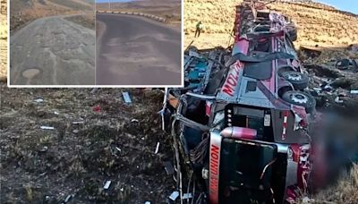Fallas mecánicas, un chofer que se quedó dormido, y otros detalles del trágico viaje del bus en ‘la carretera de la muerte’