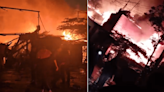 Incendio en Independencia consume varias viviendas: 9 unidades del Cuerpo de Bomberos atienden siniestro