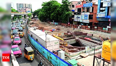 Machine hits rock, slows down tunnelling at Adyar | Chennai News - Times of India