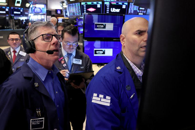 Wall St slips as bumper payrolls data fans rate-cut worries