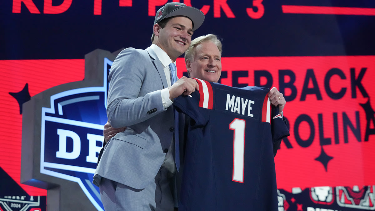 Patriots take QB Drake Maye with No. 3 pick in 2024 NFL Draft