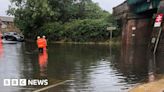 Weather: Rain causes air, road and rail disruption in South East