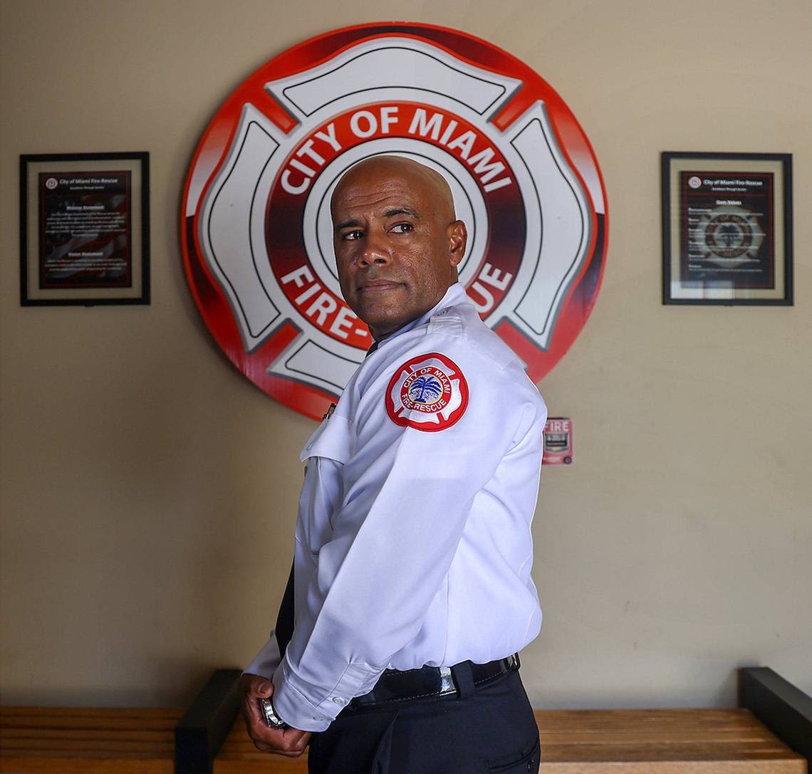 After 35 years of service, the face of Miami’s fire department has retired