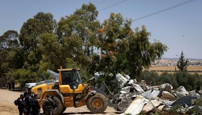 Israel destroys dozens of Bedouin homes in Negev desert