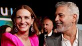 Julia Roberts Is Ravishing in a Hot Pink Gown at a Film Premiere with George Clooney