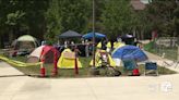 Pro-Palestinian protestors set up new encampment at Wayne State University