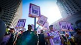 Thousands of Los Angeles city workers stage 24-hour strike. Here's what they want.