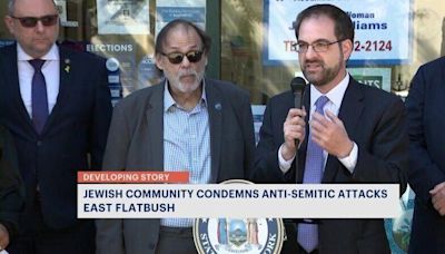 Brooklyn community leaders gather to denounce hate crime against Jewish men outside yeshiva