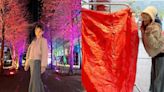 周子瑜在台北過年 信義區拍照、平溪放天燈