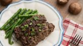 Mushrooms add texture to meat loaf without adding fat