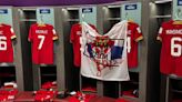 'Disgraceful': Kosovo sports minister protests Serbia changing room flag