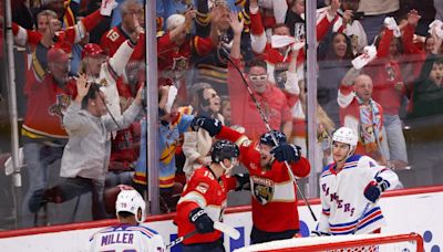 Florida Panthers advance to their second straight Stanley Cup Final, beating New York Rangers 2-1 for Eastern Conference title