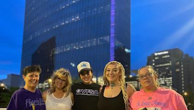 Richmond: Dominion Energy illuminates building purple for fentanyl awareness