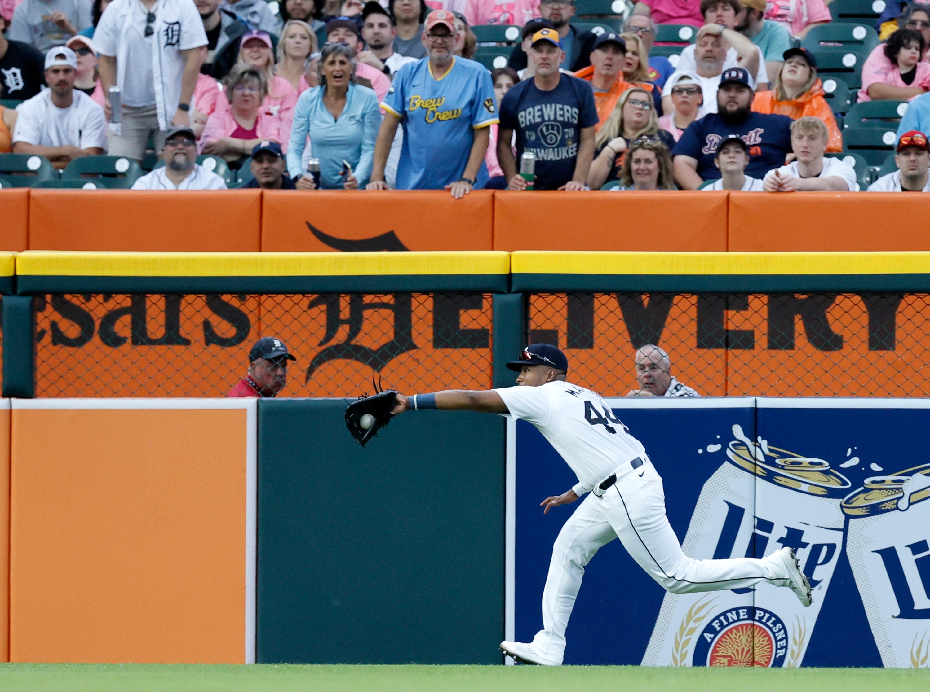 Detroit Tigers' Justyn-Henry Malloy has Hank Aaron's No. 44, thanks to Gary Jones