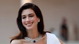I Am Obsessed With Anne Hathaway Rocking A Gap Dress At A High-End Event In Rome