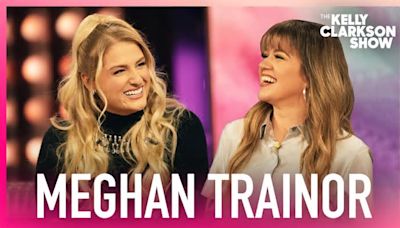 Kelly Clarkson Gives Meghan Trainor Advice For Bringing Kids On Tour