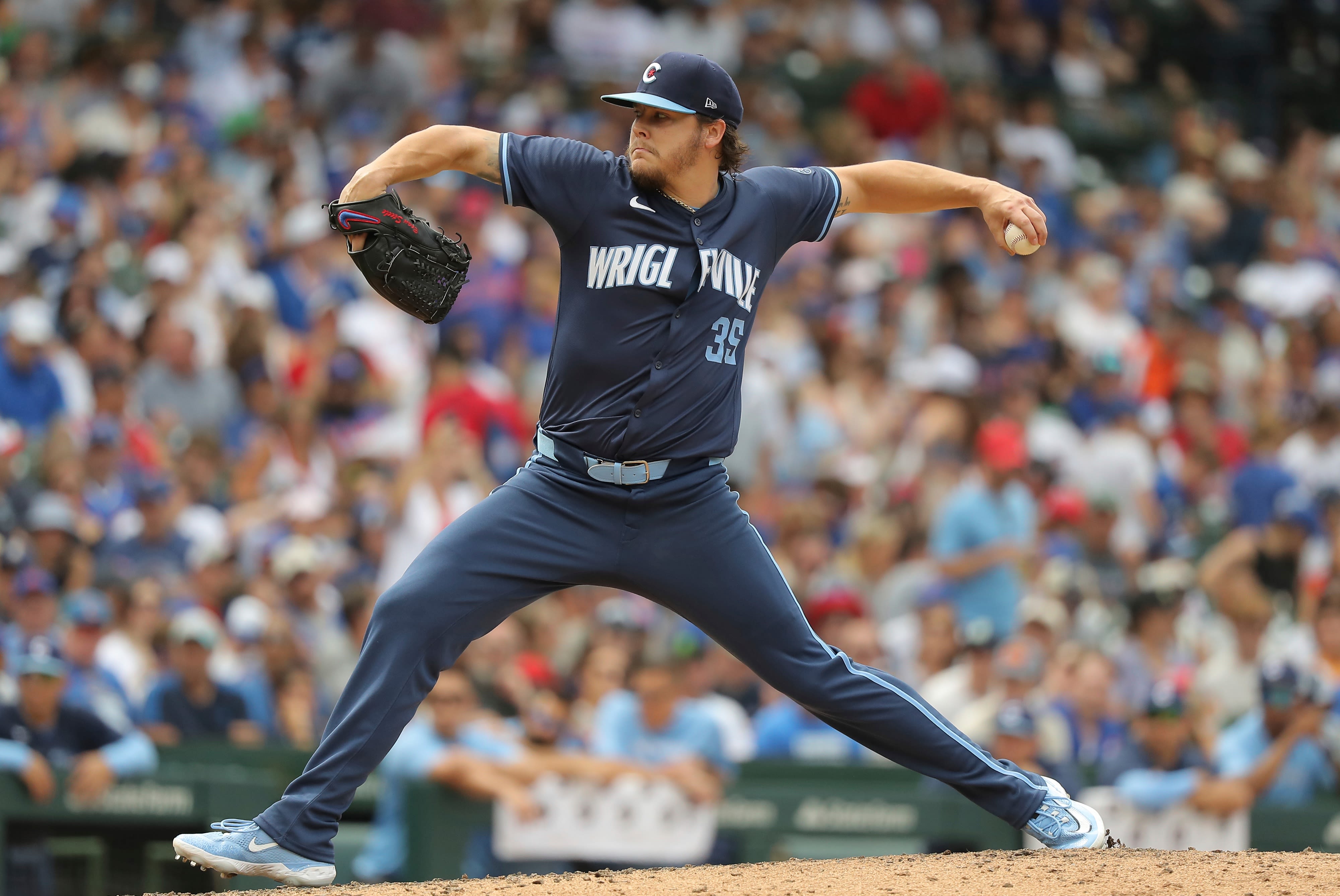 Cubs Justin Steele pitched a two-hitter for his first career complete game