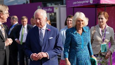 King and Queen visit Chelsea Flower Show