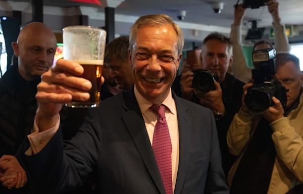 Nigel Farage Celebrating Apparent New MAGA Breakthrough