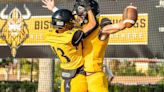 See photos of Carter Smith, Bishop Verot sweeping spring football jamboree