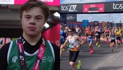 Él es Lloyd Martin, el atleta con síndrome de Down que rompió récord en Maratón de Londres 2024