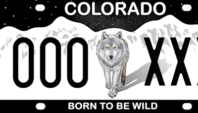 This license plate raised $300K for wolves, livestock