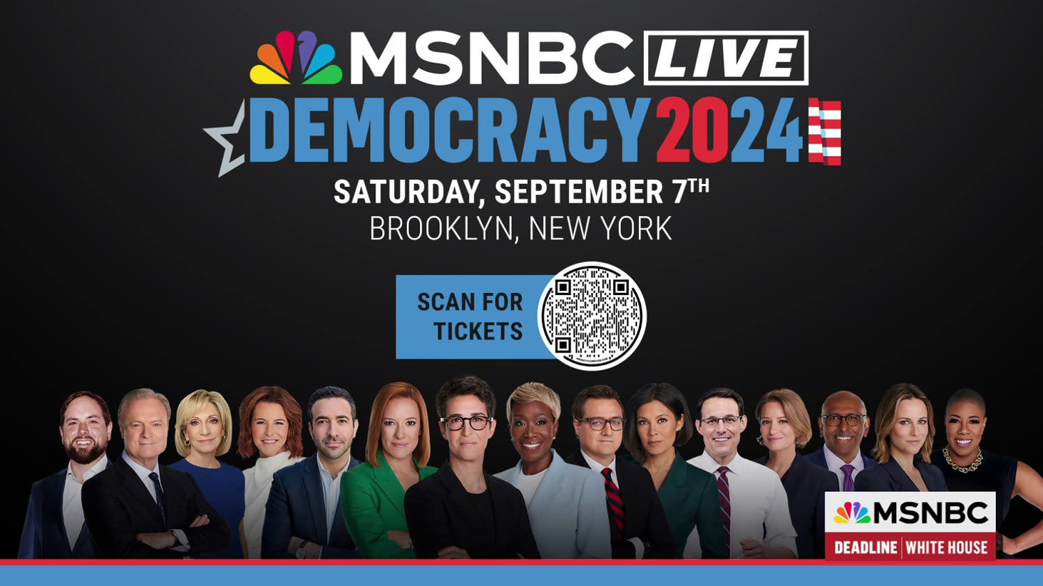 An inside look at MSNBC Live: Democracy 2024, a first-of-its kind live event this September