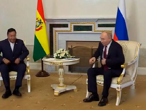 Putin recibe a Arce para hablar de cooperación nuclear y energética