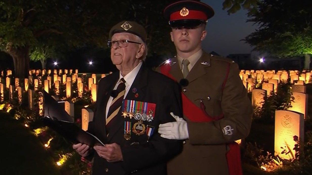 D-Day veteran 'sad but proud' at graves of fallen