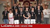 Sancha y Albaladejo reciben en la Diputación de Albacete al Villacerrada Fútbol Sala, campeones de la Liga Cadete regional