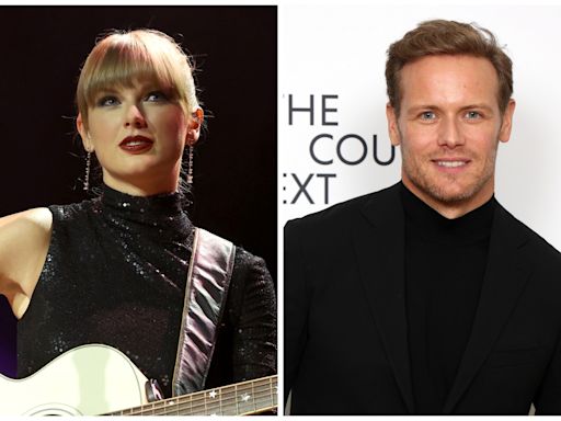 Sam Heughan Predicts Taylor Swift Will Forget Travis Kelce and ‘Fall For a Man in a Ginger Wig’ in Scotland