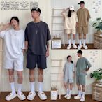 《Easy store》🇰🇷 正韓 1➕1 素面 居家 休閒 套裝 太空棉 oversize 男女皆可-潮流空間