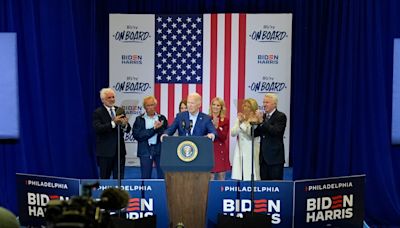 Kennedy family officially endorses Biden at campaign event in latest snub to RFK Jr