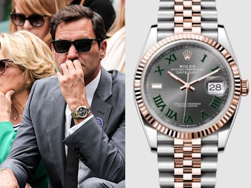 Em Wimbledon, Roger Federer usa Rolex de quase 100 mil reais