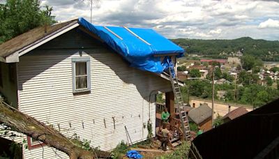 Family of local veteran, 84, asking for help after storms badly damaged his home