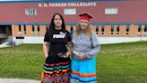 Ribbon skirts crafted by northern Manitoba students take the stage at graduation ceremony | CBC News