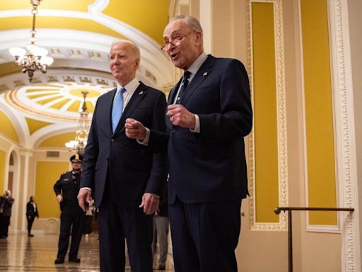Schumer works to hold the line for Biden
