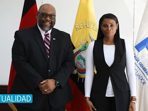 Diana Salazar se reunió con el embajador de Estados Unidos, Arthur W. Brown