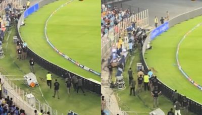 IPL 2024: Gujarat Security Crew Brutally Beat A Dog During GT vs MI Clash At Narendra Modi Stadium | WATCH Inhumane VIDEO