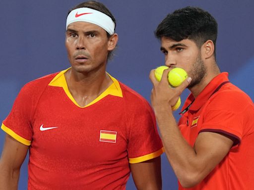 Rafael Nadal and Carlos Alacaraz launch Olympics doubles bid in style