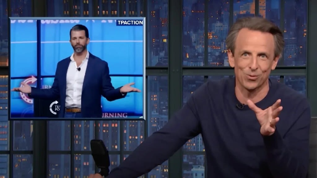 Seth Meyers Mocks Trump Jr. for Bragging That He’s Not on Epstein List: ‘If You Have to Say It, You’ve Already Lost’ | Video