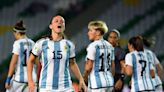 Copa América femenina: la selección argentina se recuperó con cuatro goles frente a Perú