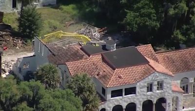 Florida home that once belonged to Osama Bin Laden's brother is being demolished