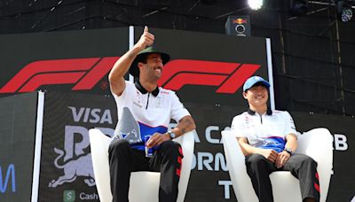 Daniel Ricciardo and Yuki Tsunoda relishing the upcoming fight at the British Grand Prix