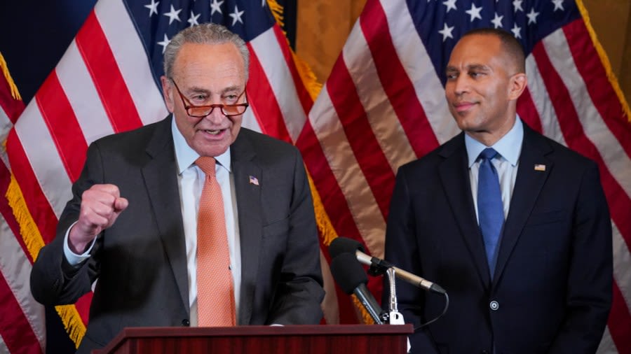 Schumer, Jeffries endorse Harris for president